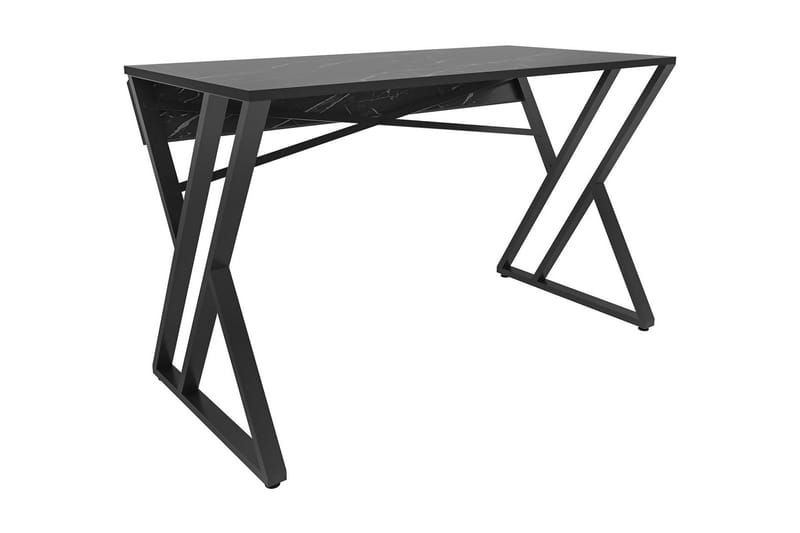 OBURUS Skrivbord 60x75x120 cm Svart - Möbler - Bord