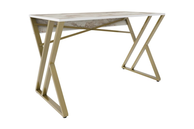 OBURUS Skrivbord 60x75x120 cm Vit - Möbler - Bord