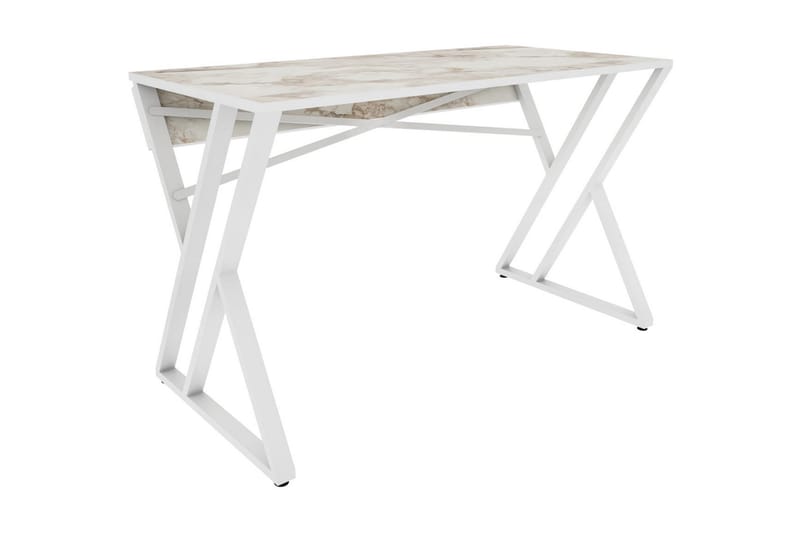 OBURUS Skrivbord 60x75x120 cm Vit - Möbler - Bord