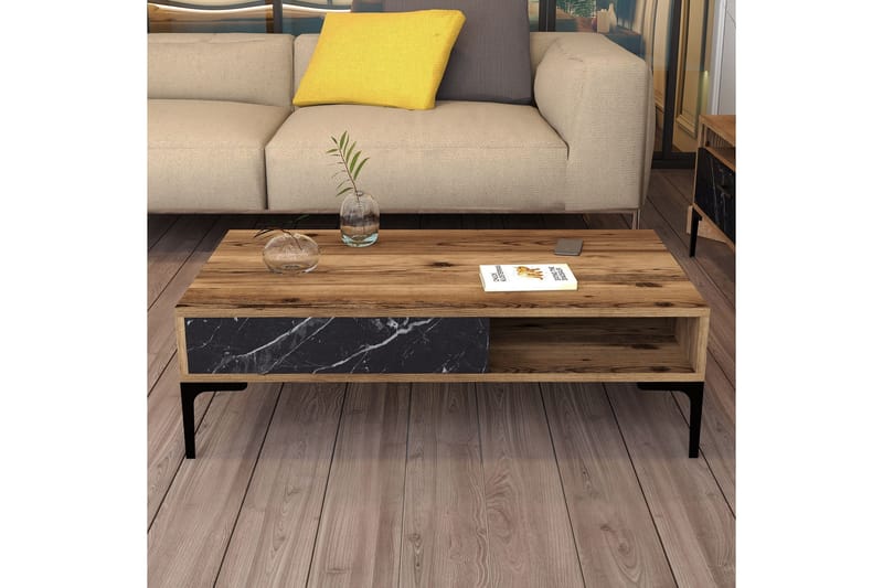 Opperin Soffbord 105x32,6x105 cm - Brun - Möbler - Bord