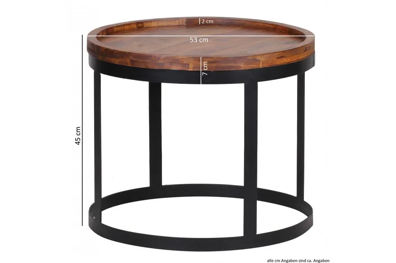 Orleman Satsbord 2-pack - Trä/natur - Möbler - Bord