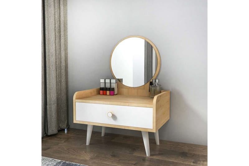 Orlinor Sminkbord 60 cm - Vit/Blå - Möbler - Bord