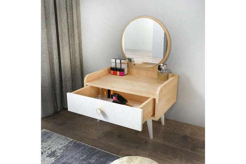 Orlinor Sminkbord 60 cm - Vit/Blå - Möbler - Bord