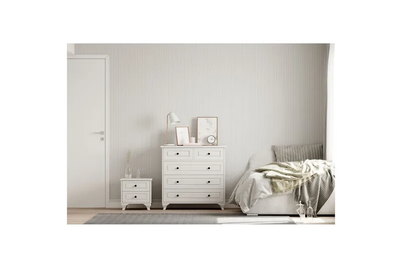 Orval Sminkbord 90 cm - Matt Vit - Förvaring - Förvaringsmöbler - Byrå