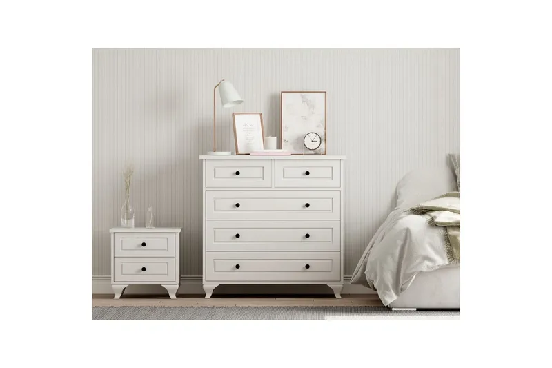 Orval Sminkbord 90 cm - Matt Vit - Förvaring - Förvaringsmöbler - Byrå