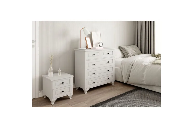 Orval Sminkbord 90 cm - Matt Vit - Förvaring - Förvaringsmöbler - Byrå