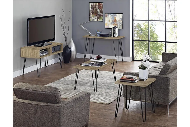 Owen Sidobord 50 cm Trä/Natur - Dorel Home - Möbler - Bord