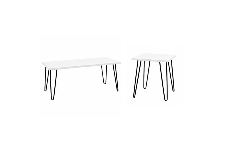 OWEN Sidobord 50 cm Vit - Dorel Home - Möbler - Bord