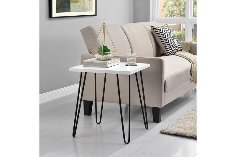OWEN Sidobord 50 cm Vit - Dorel Home - Möbler - Bord