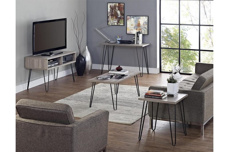 Owen Skrivbord 102 cm Grå/Svart - Dorel Home - Möbler - Bord