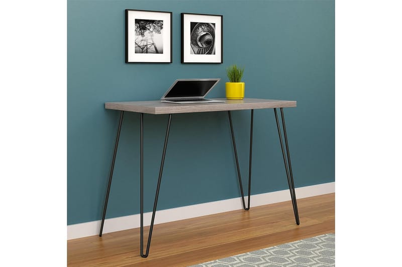 Owen Skrivbord 102 cm Grå/Svart - Dorel Home - Möbler - Bord