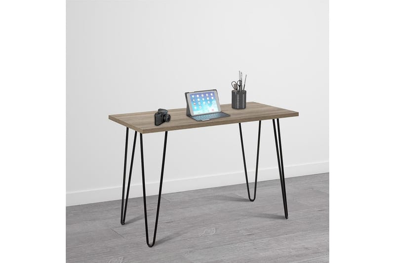 OWEN Skrivbord 102 cm Natur/Svart - Dorel Home - Möbler - Bord