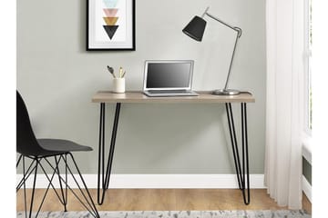 Owen Skrivbord 102 cm Natur/Svart - Dorel Home - Möbler - Bord