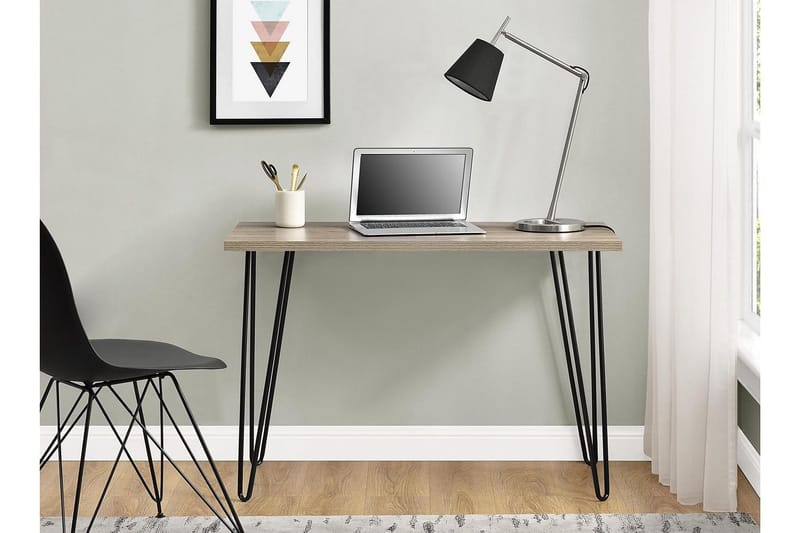 Owen Skrivbord 102 cm Natur/Svart - Dorel Home - Möbler - Bord