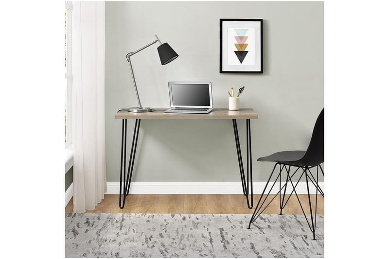 Owen Skrivbord 102 cm Natur/Svart - Dorel Home - Möbler - Bord