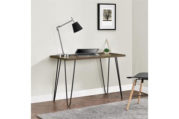 Owen Skrivbord 102 cm Valnötsbrun/Svart - Dorel Home - Möbler - Bord