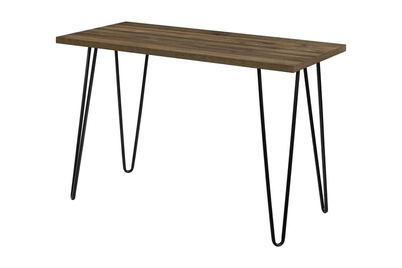 OWEN Skrivbord 102 cm Valnötsbrun/Svart - Dorel Home - Möbler - Bord