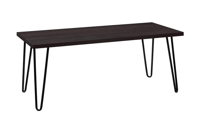 OWEN Soffbord 107 cm Espresso/Svart - Dorel Home - Möbler - Bord