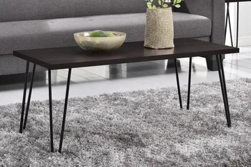 Owen Soffbord 107 cm Espresso/Svart - Dorel Home - Möbler - Bord