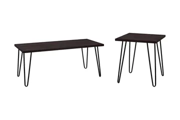 Owen Soffbord 107 cm Espresso/Svart - Dorel Home - Möbler - Bord