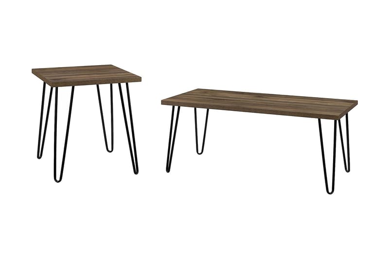 Owen Soffbord 107 cm Valnötsbrun/Svart - Dorel Home - Möbler - Bord