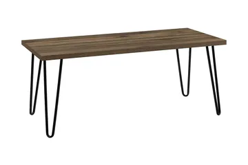 Owen Soffbord 107 cm Valnötsbrun/Svart - Dorel Home - Möbler - Bord