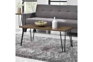 Owen Soffbord 107 cm Valnötsbrun/Svart - Dorel Home - Möbler - Bord