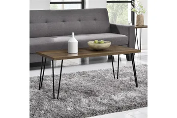 Owen Soffbord 107 cm Valnötsbrun/Svart - Dorel Home - Möbler - Bord
