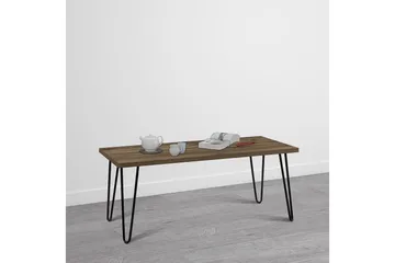 Owen Soffbord 107 cm Valnötsbrun/Svart - Dorel Home - Möbler - Bord
