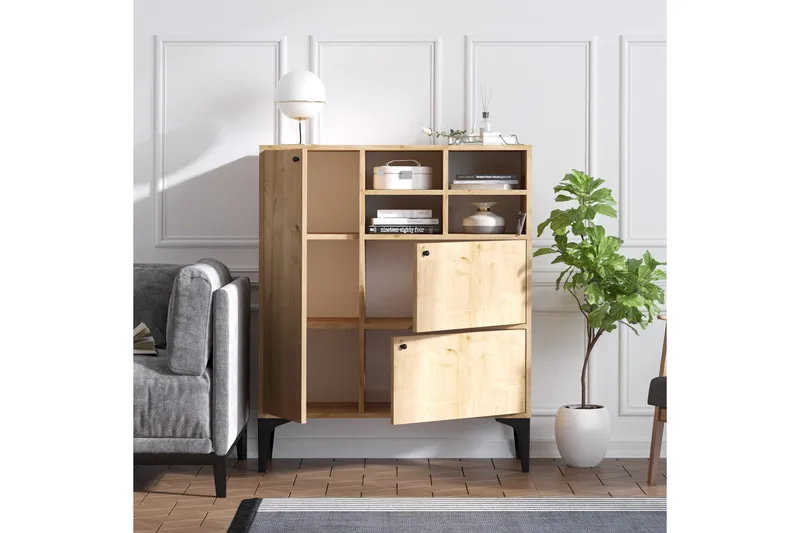 Palfrey Konsollbord 100 cm - Blå/Natur - Möbler - Bord