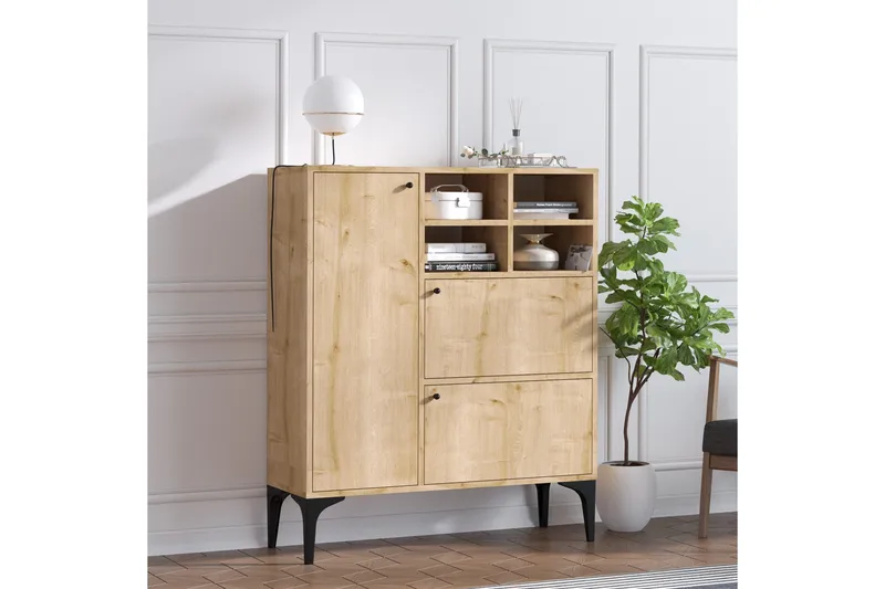 Palfrey Konsollbord 100 cm - Blå/Natur - Möbler - Bord