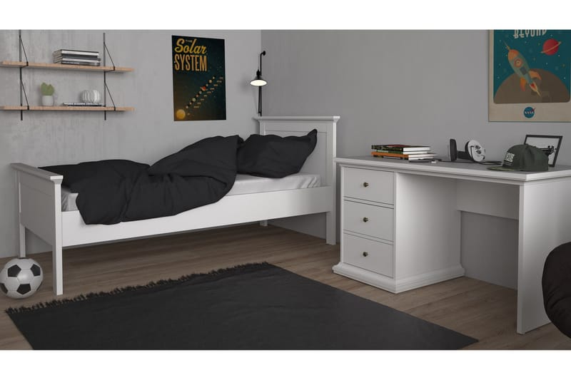 Paris Skrivbord 130 cm - Vit - Möbler - Bord