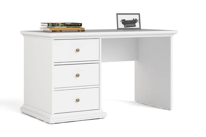 Paris Skrivbord 130 cm - Vit - Möbler - Bord