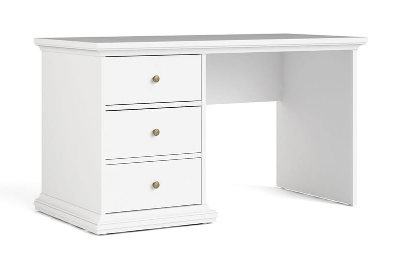 Paris Skrivbord 130 cm - Vit - Möbler - Bord