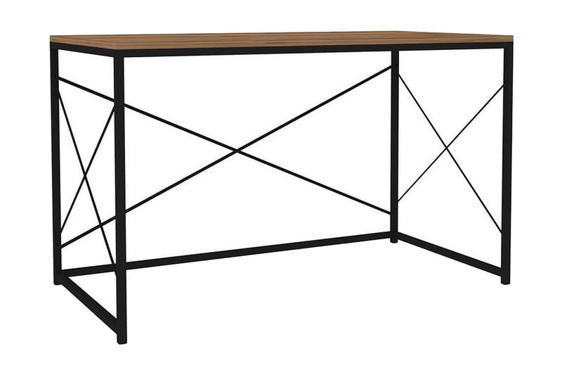 PARREGA Skrivbord 121x72x121 cm Brun - Möbler - Bord