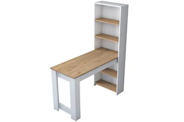 Patwal Sminkbord 120 cm - Valnöt/Vit - Möbler - Bord