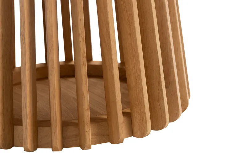 Peyra Matbord 120  cm Runt Ek - Natur - Möbler - Bord