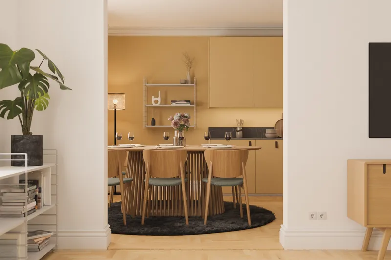 Peyra Matbord 200 cm Ovalt Ek - Natur - Möbler - Bord