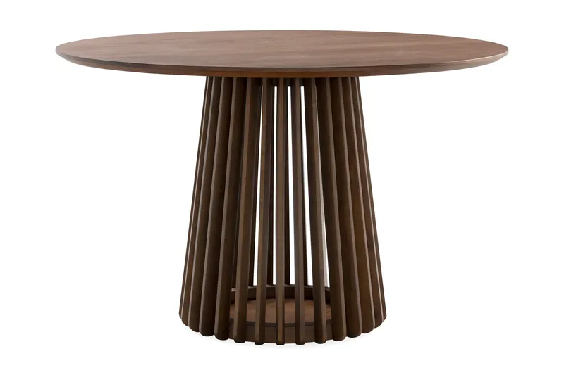 Peyra Runt Matbord 120 cm för 4 personer Köksbord i trä - Valnöt - Möbler - Bord