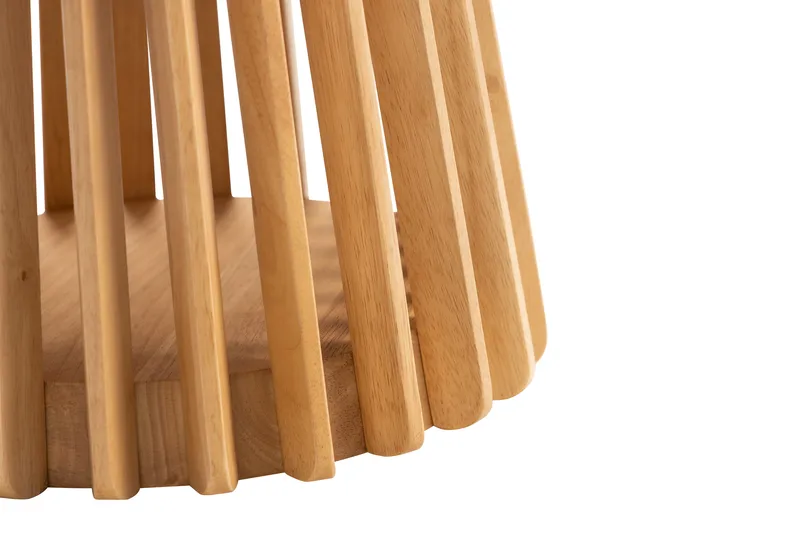 Peyra Soffbord  60 cm Runt Ek - Natur - Möbler - Bord