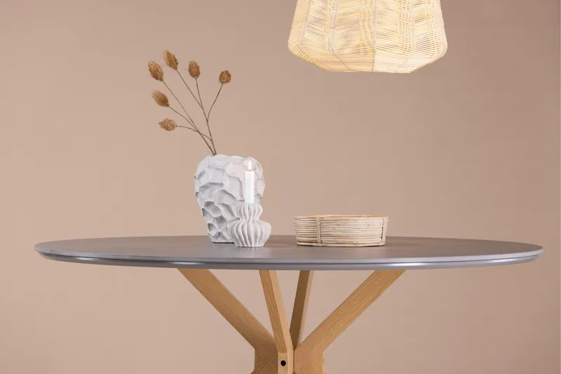 Piazza Runt Matbord 120 cm - Grå - Möbler - Bord