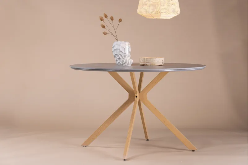 Piazza Runt Matbord 120 cm - Grå - Möbler - Bord