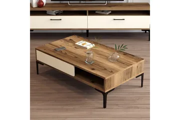 Poko Soffbord 105x32,6x105 cm - Brun - Möbler - Bord