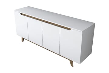Porzic Konsollbord 180 cm - Vit/Mörkbrun - Möbler - Bord