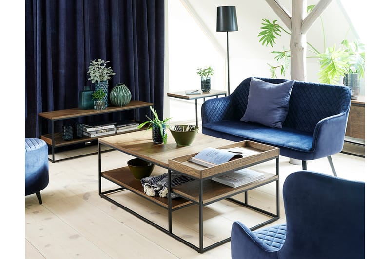 POSIM Soffbord 70x120 cm Mörkgrå - Möbler - Bord