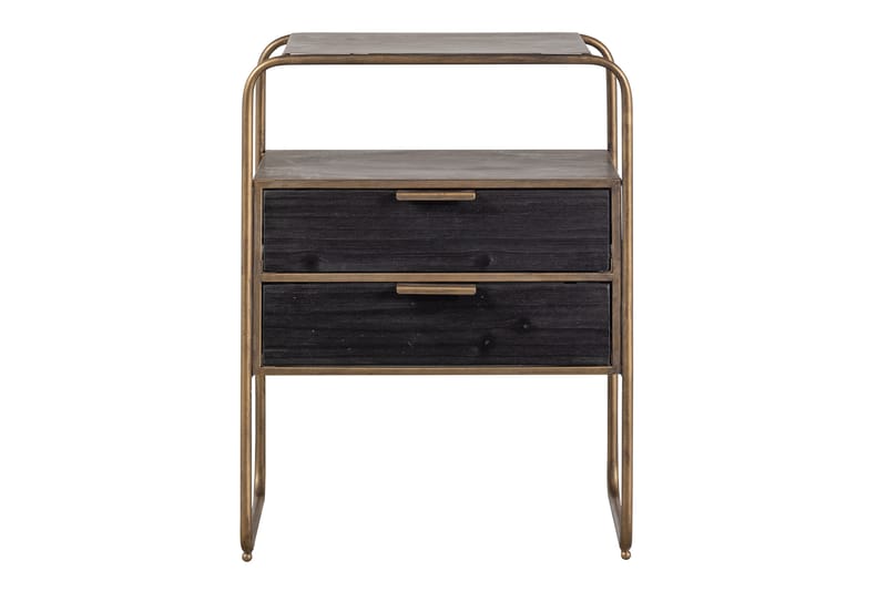 PRIVELI Sängbord 45 cm Antik Mässing - Möbler - Bord