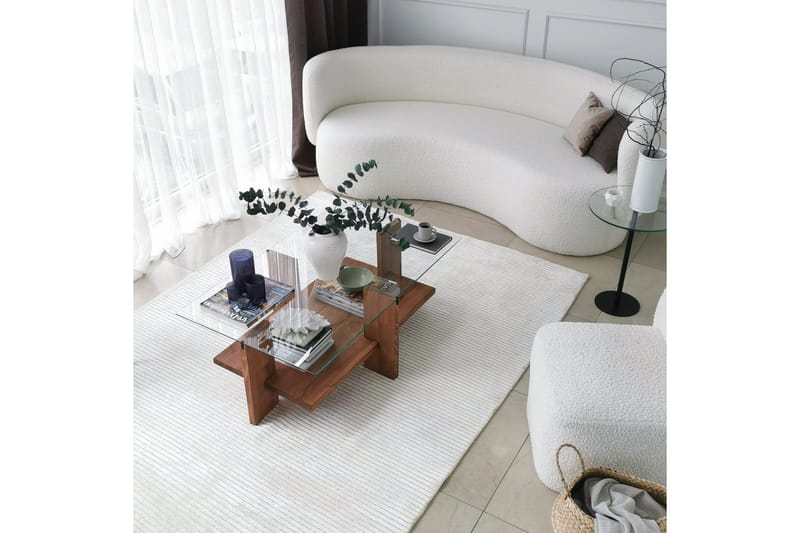 Puijas Soffbord 105x40x105 cm - Brun - Möbler - Bord