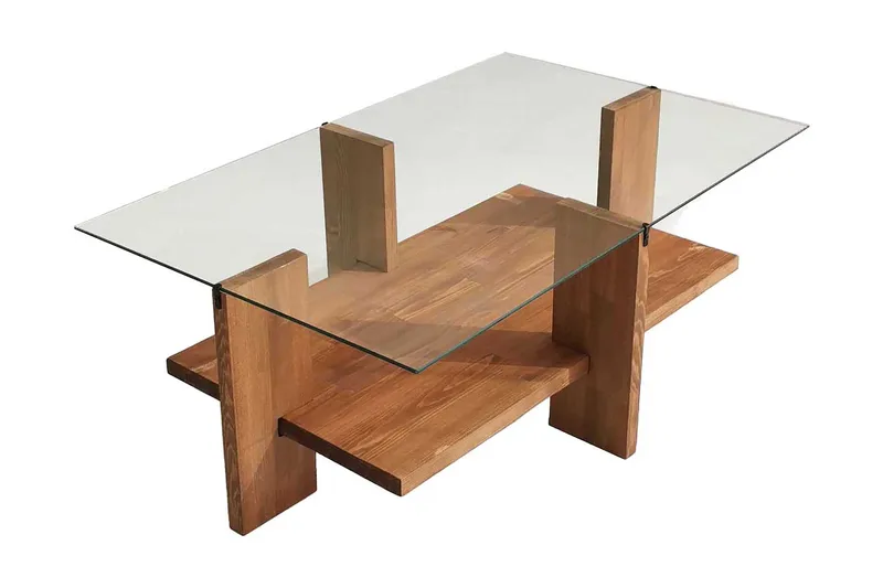 Puijas Soffbord 105x40x105 cm, Brun