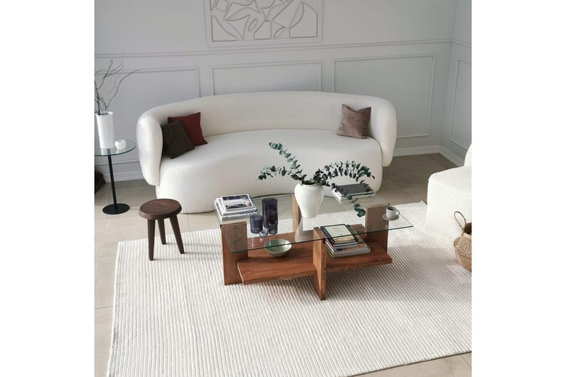 Puijas Soffbord 105x40x105 cm - Brun - Möbler - Bord