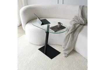 Puntoz Soffbord 70x35x70 cm Oval - Svart - Möbler - Bord